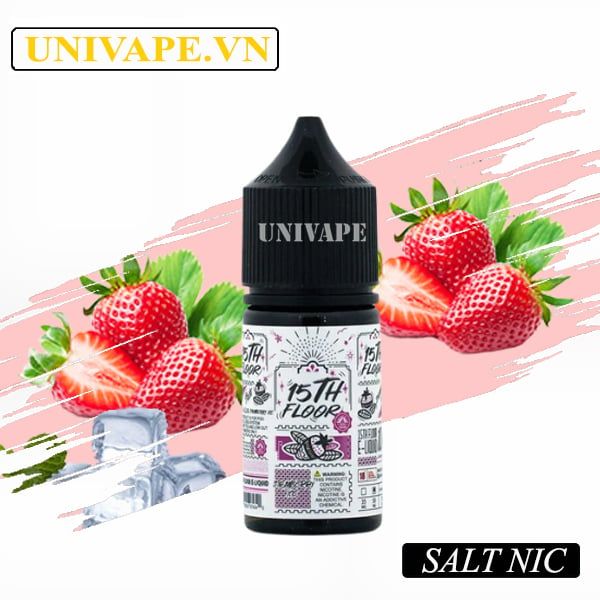  15TH Floor Juice Dâu Tây Salt Nic 