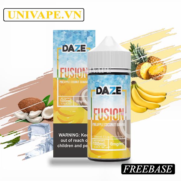  7 Daze Juice Dừa Dứa Chuối Freebase 