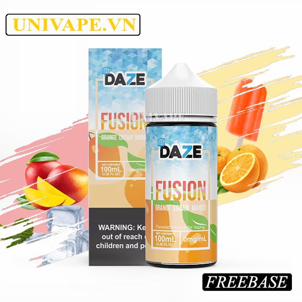  7 Daze Juice Kem Cam Xoài Freebase 