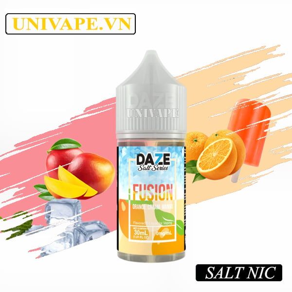  7 Daze Juice Kem Cam Xoài Salt Nic 