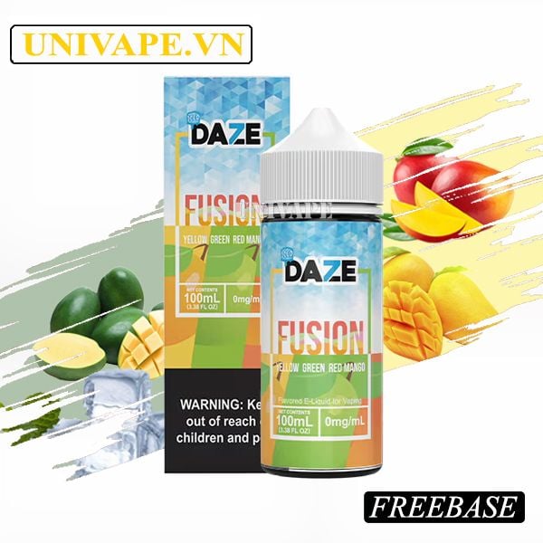 7 Daze Juice Xoài Vàng Xanh Đỏ Freebase 