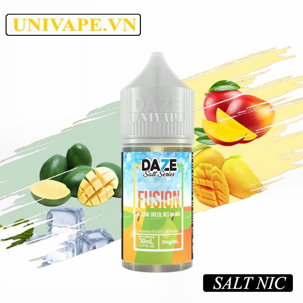  7 Daze Juice Xoài Vàng Xanh Đỏ Salt Nic 