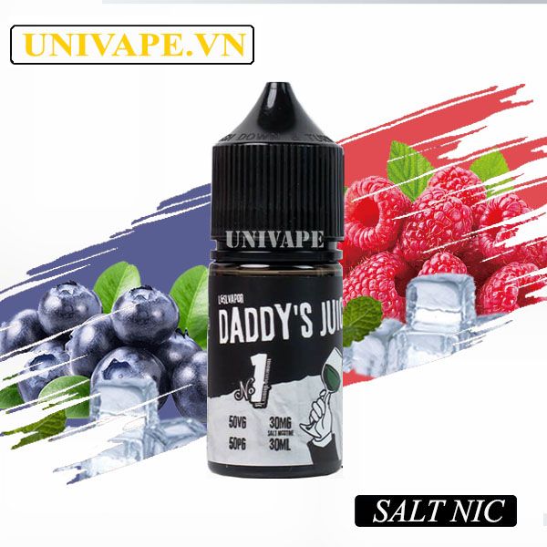  Daddy's Juice No1 Mâm Xôi Việt Quất Salt Nic 