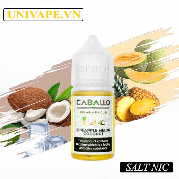  Caballo Juice Dừa Dứa Dưa Gang Salt Nic 