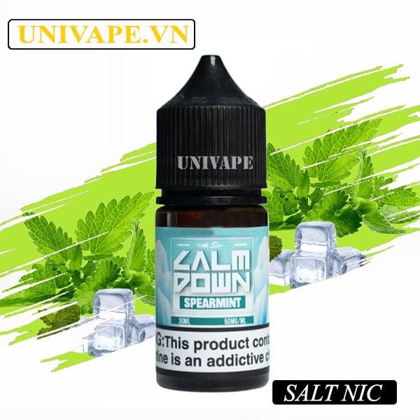  Calm Down Juice Bạc Hà Lạnh Salt Nic 