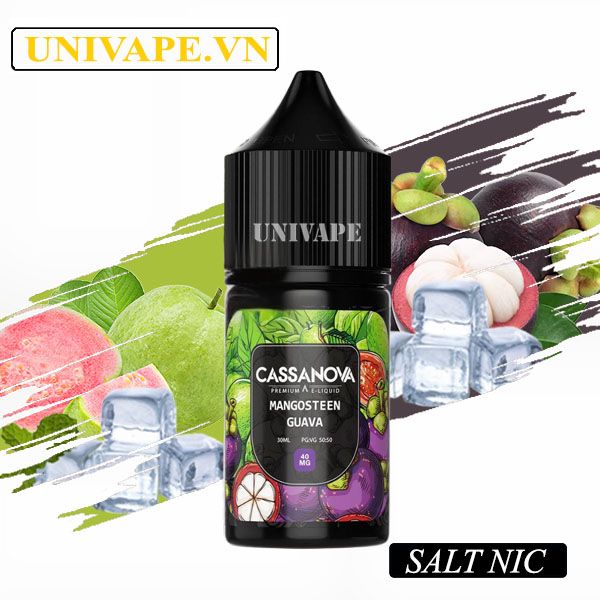 Cassanova Prenium Juice Ổi Măng Cụt Salt Nic 
