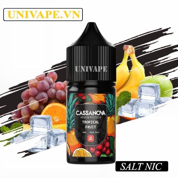  Cassanova Prenium Juice Trái Cây Mix Salt Nic 