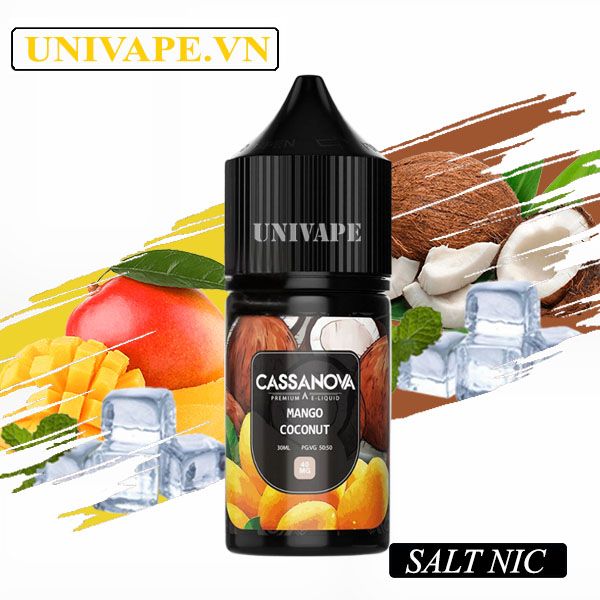  Cassanova Prenium Juice Xoài Dừa Salt Nic 