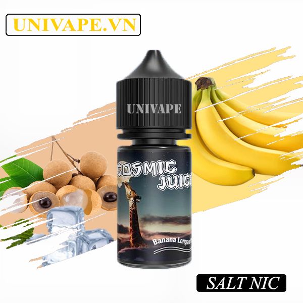  Cosmic Juice Chuối Nhãn Salt Nic 