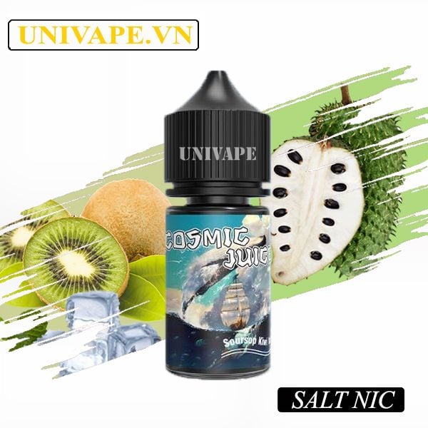  Cosmic Juice Mãng Cầu Kiwi Salt Nic 