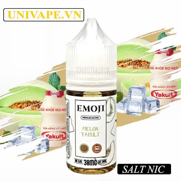  Emoji Juice Sữa Chua Dưa Gang Salt Nic 