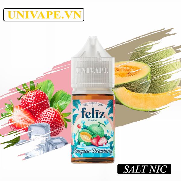  Feliz Juice Dâu Tây Dưa Gang Salt Nic 