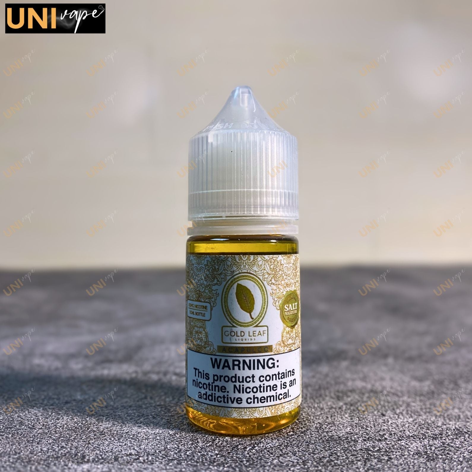  Gold Leaf Thuốc Lá Vani Salt Nic 