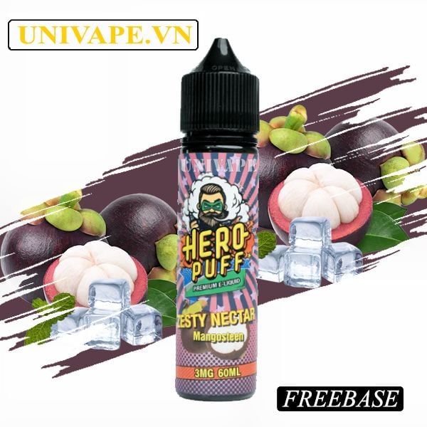  Hero Puff Juice Măng Cụt Lạnh Freebase 