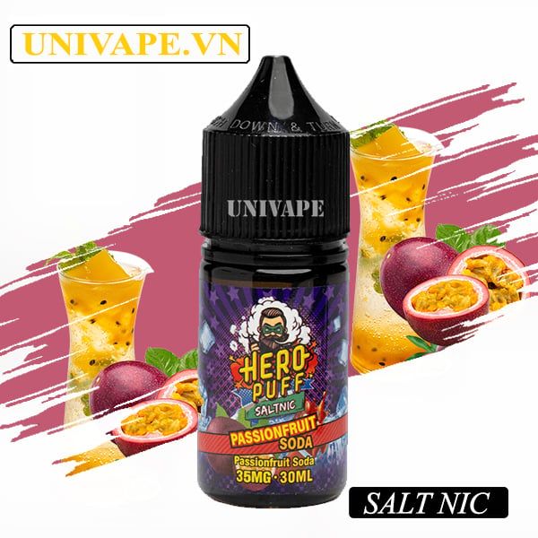  Hero Puff Juice Soda Chanh Dây Salt Nic 
