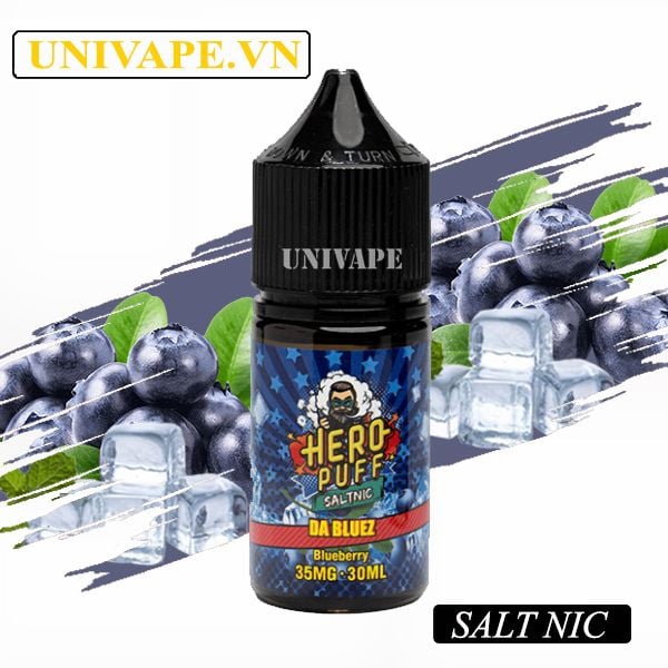  Hero Puff Juice Việt Quất Lạnh Salt Nic 