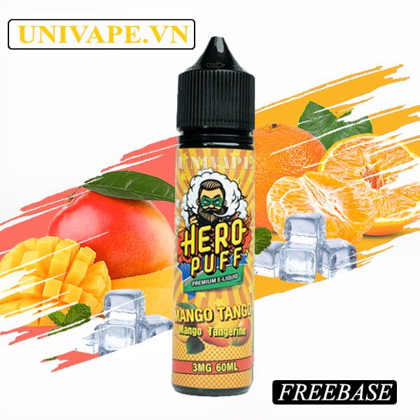  Hero Puff Juice Xoài Quýt Freebase 