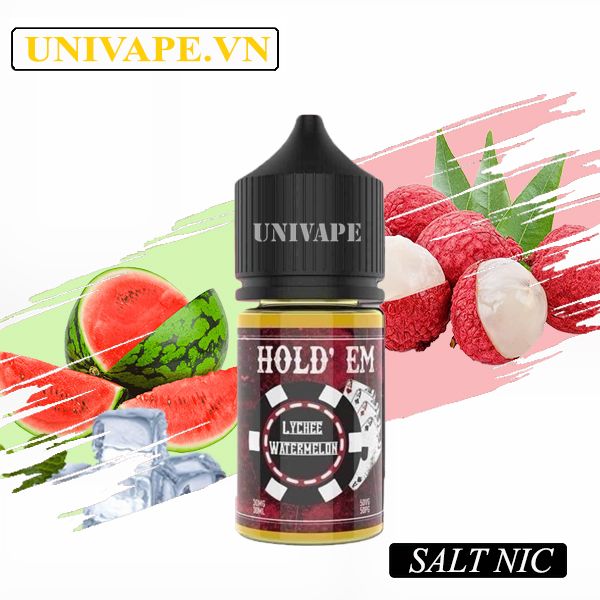  HOLD' EM Juice Dưa Hấu Vải Salt Nic 