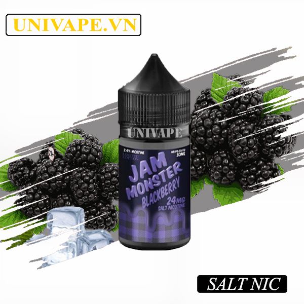  Jam Monster Juice Bánh Mâm Xôi Đen Salt Nic 