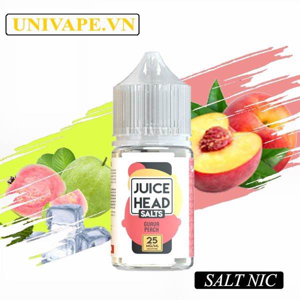  Juice Head Ổi Đào Lạnh Salt Nic 