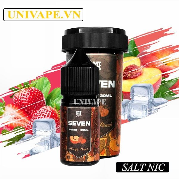 Juice MTFK Seven Dâu Tây Đào Salt Nic 