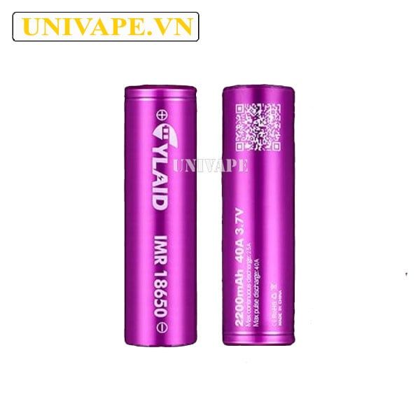  Pin Cylaid 18650 2200mah Tím 
