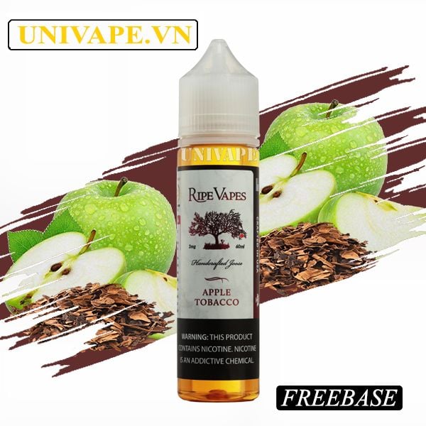  Ripe Vapes Thuốc Lá Táo Freebase 