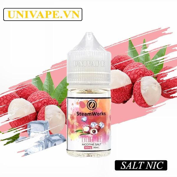  Steamworks Juice Vải Lạnh Salt Nic 