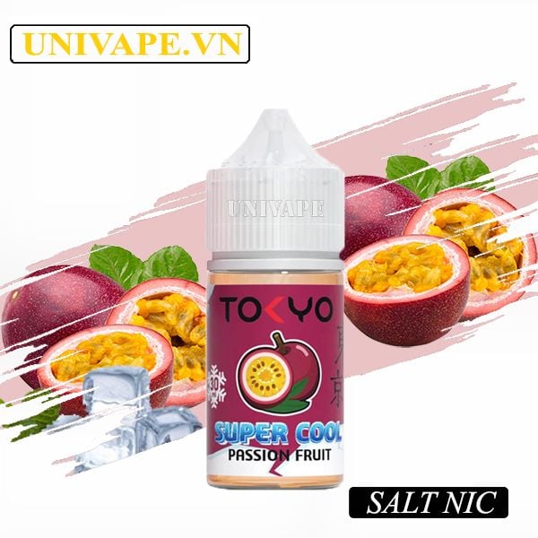  Tokyo Super Cool Chanh Leo Lạnh Salt Nic 