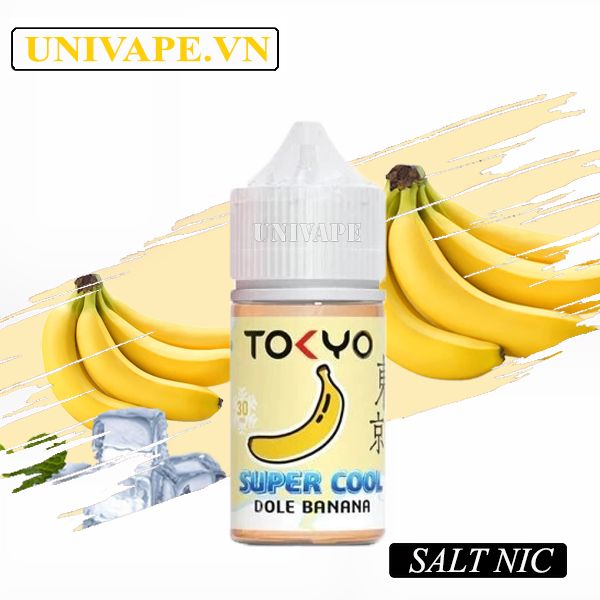  Tokyo Super Cool Chuối Lạnh Salt Nic 