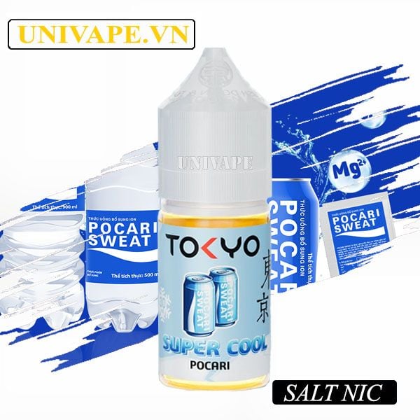  Tokyo Super Cool Nước Khoáng Pocari Salt Nic 