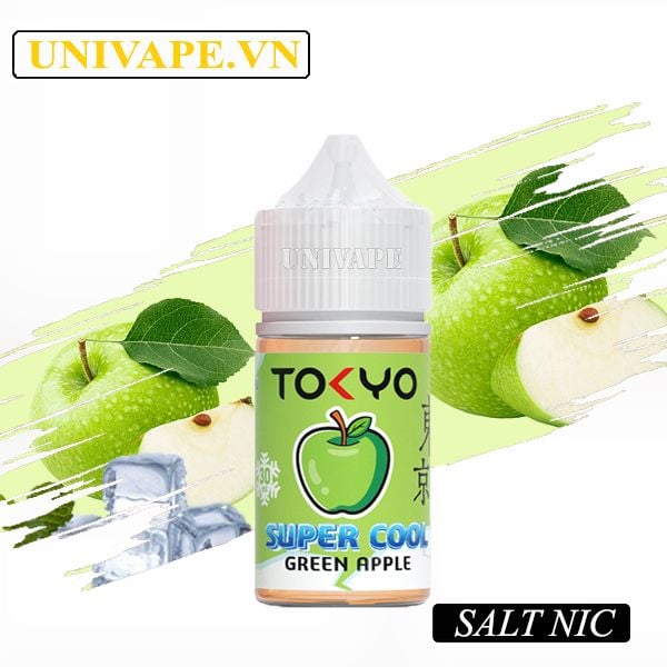  Tokyo Super Cool Táo Xanh Lạnh Salt Nic 