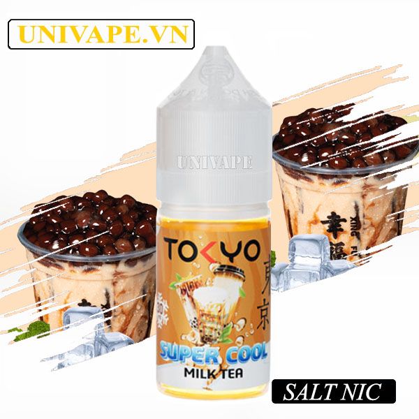  Tokyo Super Cool Trà Sữa Salt Nic 
