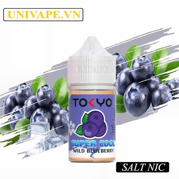  Tokyo Super Cool Việt Quất Lạnh Salt Nic 
