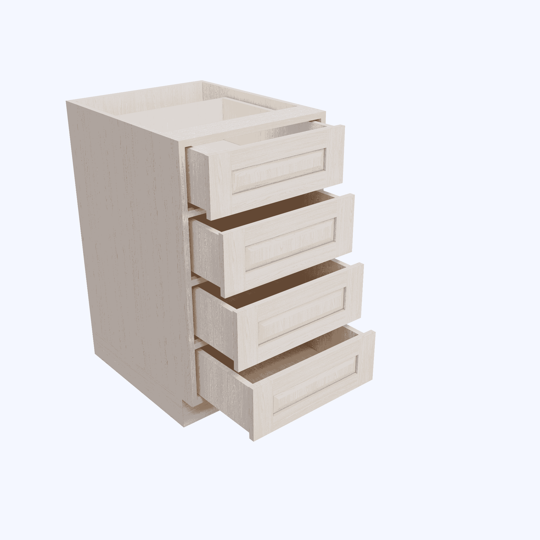 Inset Drawer Base Patterned 4-Drawer Inset Base Cabinet – Easy Cabinet