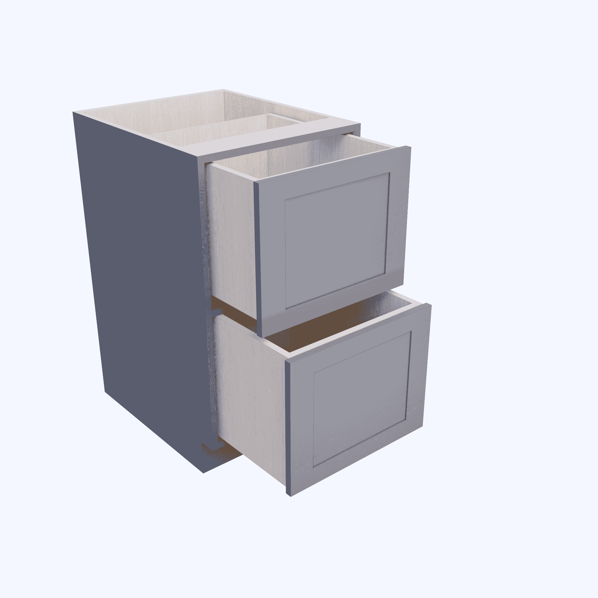 Inset Drawer Base Shaker 2-Drawer Inset Base Cabinet – Easy Cabinet