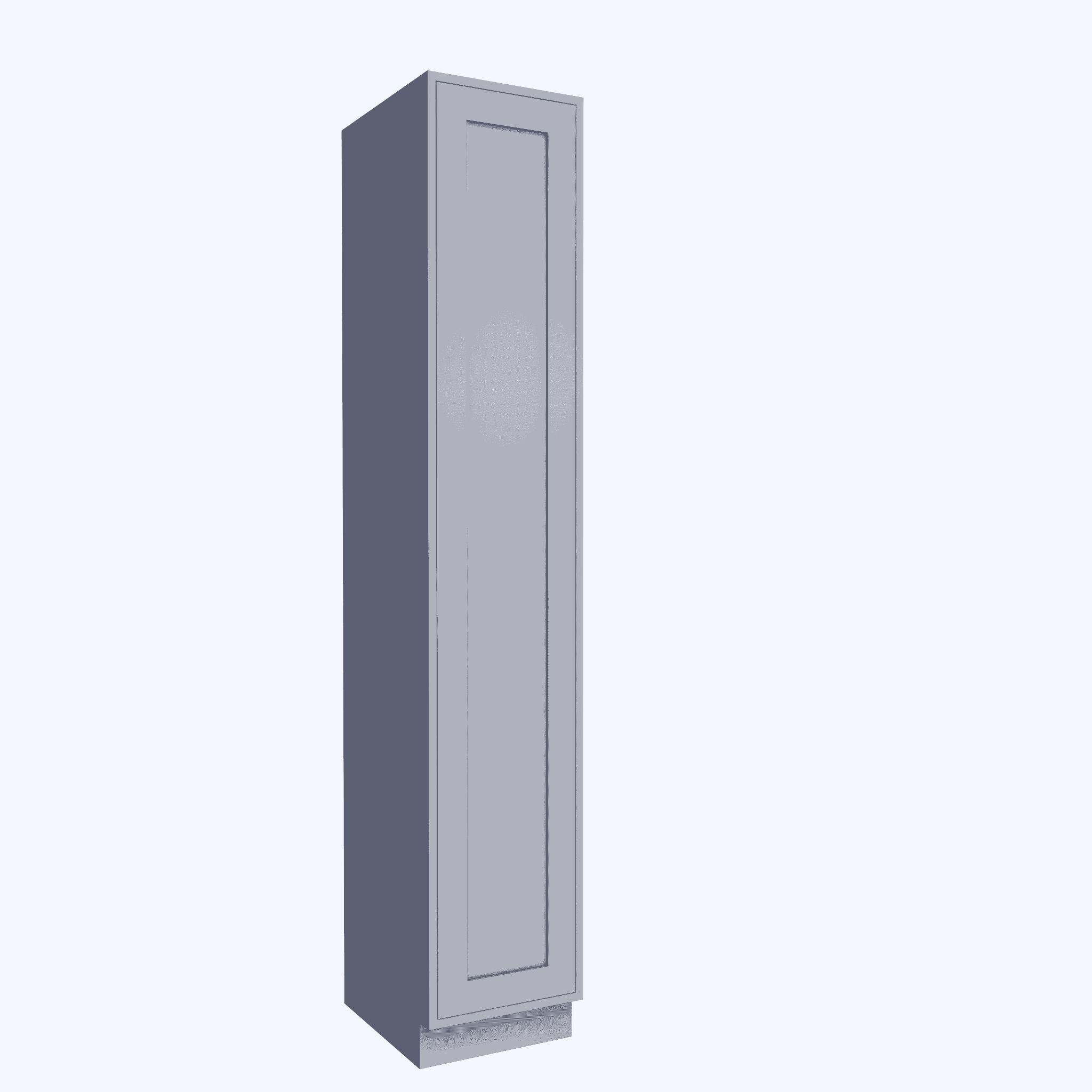Shaker Single-Door Inset Tall Cabinet – Easy Cabinet
