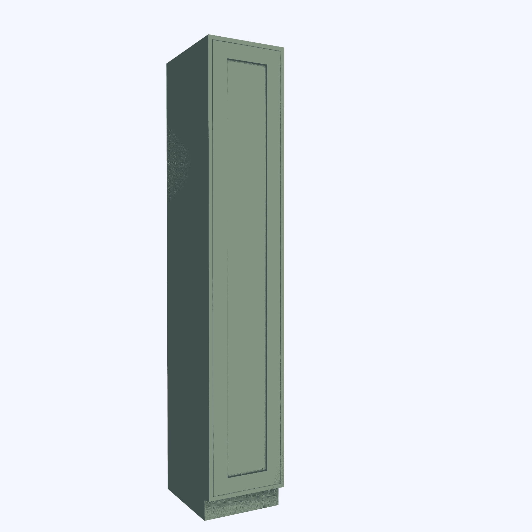 Shaker Single-Door Inset Tall Cabinet – Easy Cabinet