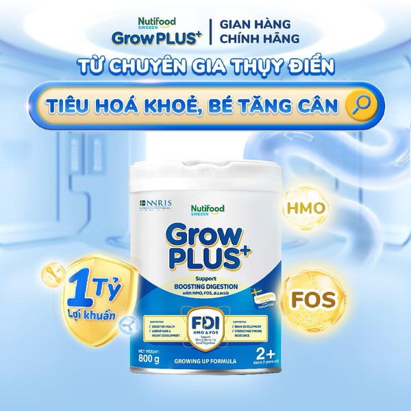  Sữa NutiFood 2+GrowPlus +FDI 