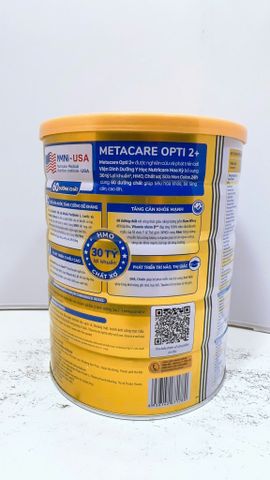  [Metacare mẫu mới]  Sữa bột MetaCare Opti 2+ lon 850g, giúp bé tiêu hóa khỏe, tăng cân, cao lớn 