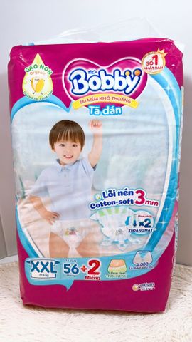  TÃ DÁN BOBBY SIÊU THOÁNG SIZE XXL 56 MIẾNG (trên 16kg) 