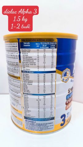  Sữa Bột Dielac Sô 3 1.5KG 
