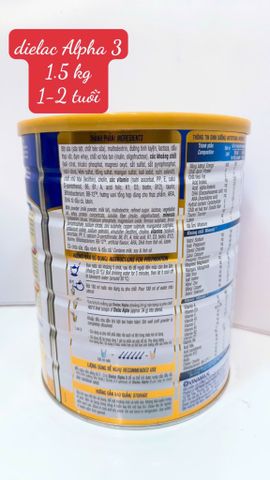  Sữa Bột Dielac Sô 3 1.5KG 