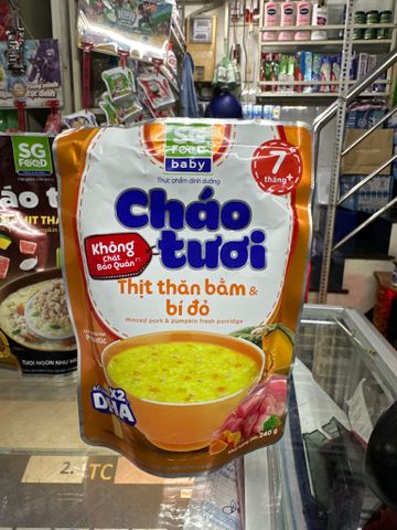  Cháo Sài Gòn food -Thịt thăn bí đỏ 