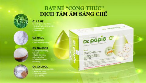  Gạt rơ lưỡi Dr.papie 0+ 