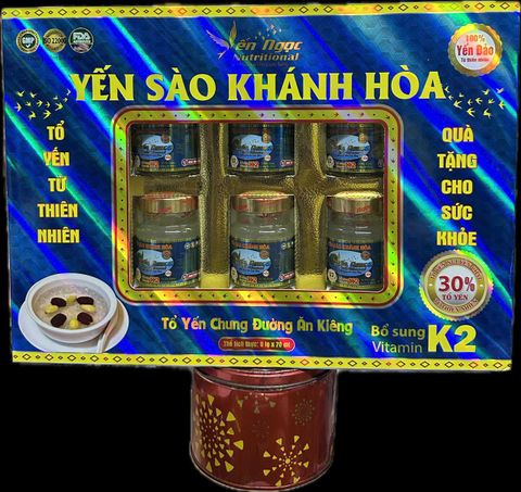  Yến Khánh Hoà lốc 6 lọ 30% giành cho ăn kiêng 