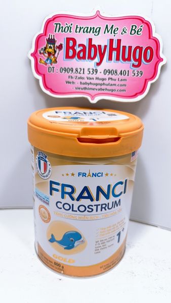  [MẪU MỚI - TĂNG CƯỜNG MIỄN DỊCH] Sữa Bột FRANCI COLUSTRUM 1+ Hộp 800g 