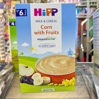  Bột Ăn Dặm Ngũ Cốc Chứa Sữa Chua Chuối, Đào Hữu Cơ HIPP 250g (4 tháng tuổi ) 