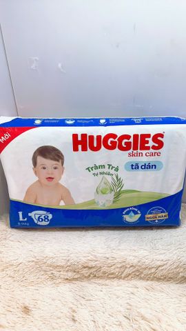  Tả Quần Huggies  Size L 68 Miếng Tràm Trà Tự Nhiên 