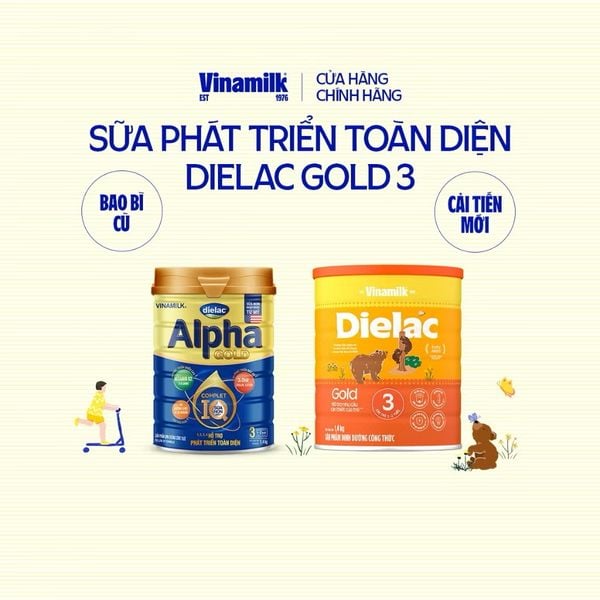  [DATE MỚI] Sữa Bột Vinamilk Dielac Alpha Gold IQ 3 900gr/1kg4 